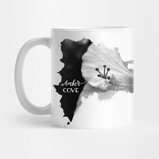 AMBER COVE Dominican Republic Map Flower Photo Mug